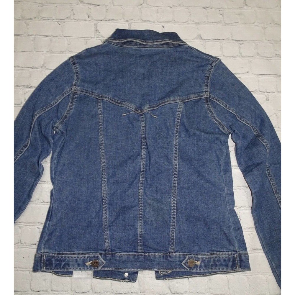 Riders by Lee Indigo Women's Denim Jacket, Weathered, X-Small - Picture 5 of 9